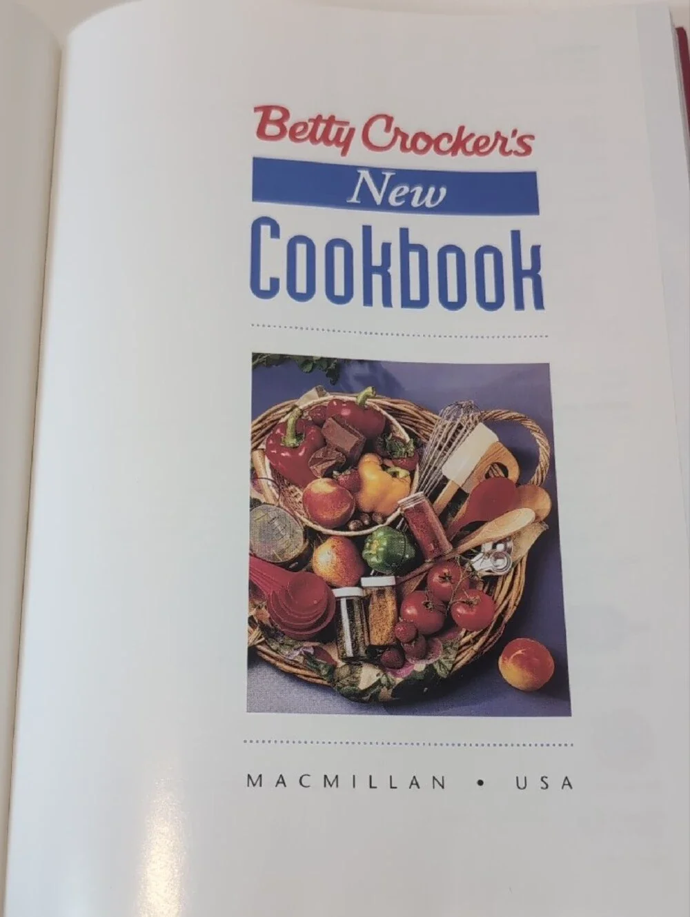 Betty Crocker's New Cookbook, 1996, Classic Recipes